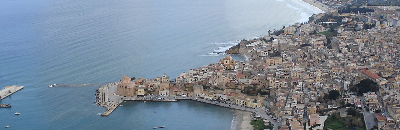Panorama of Castellammare del Golfo and its coastline